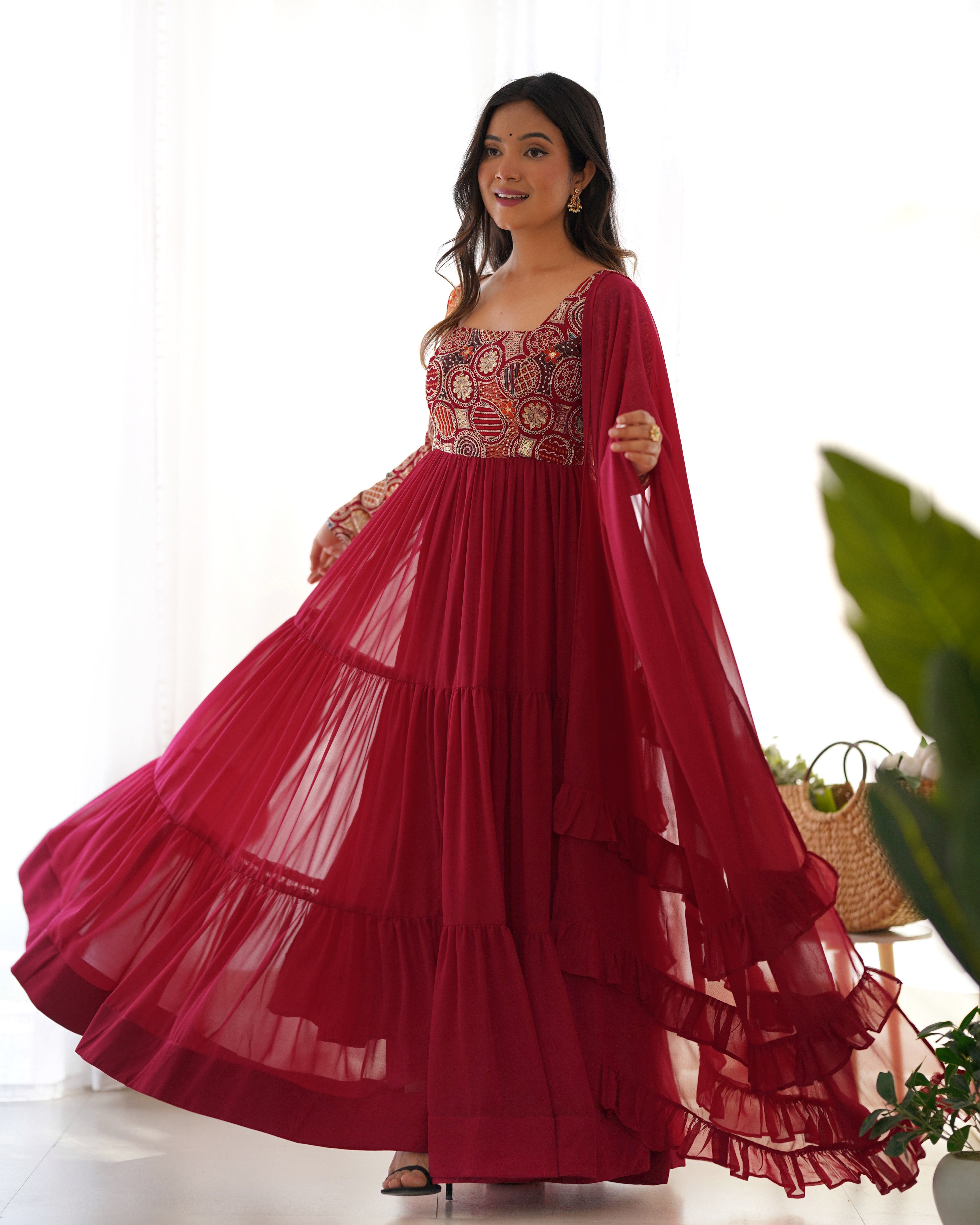 Premium Designer Anarkali Set