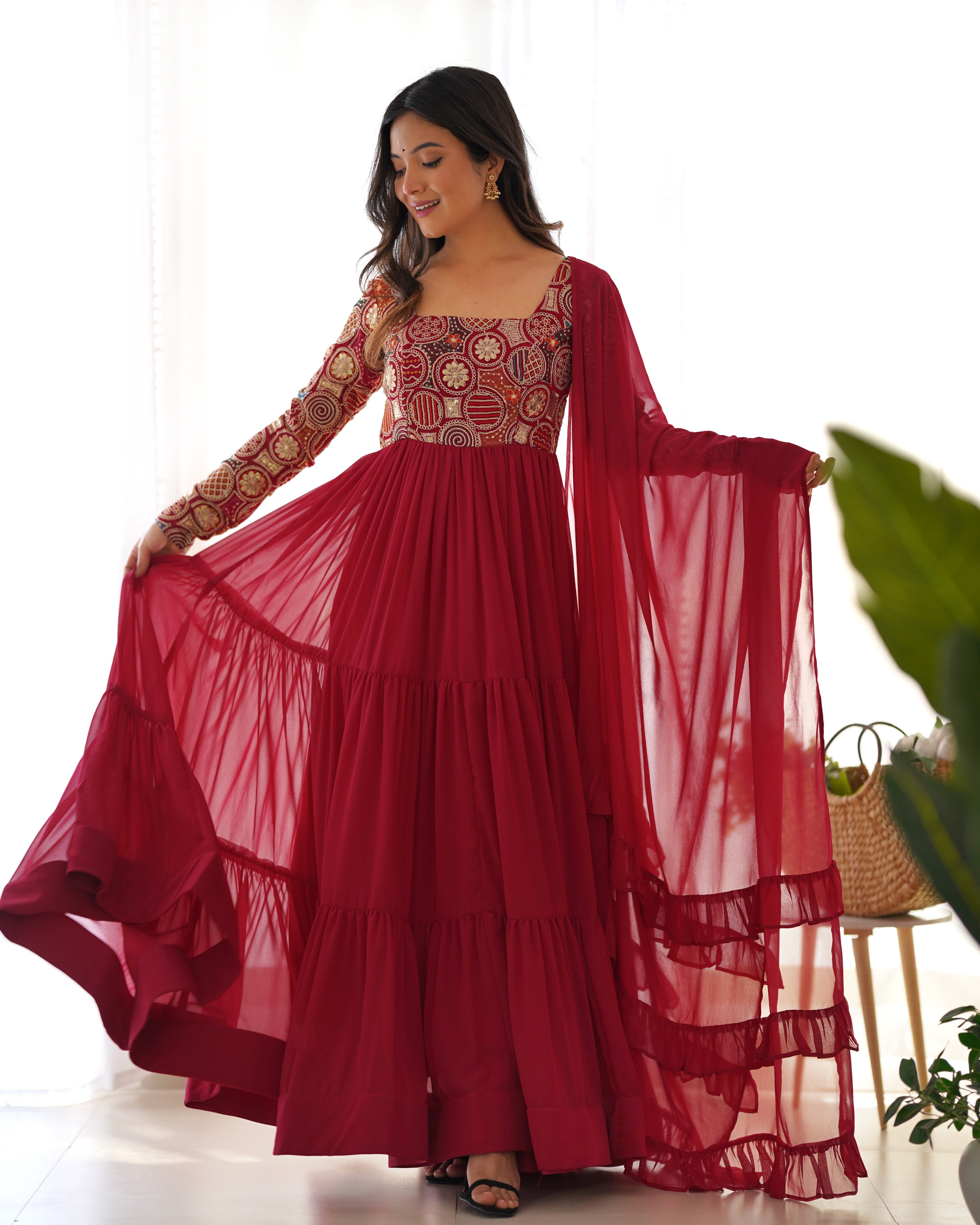 Premium Designer Anarkali Set