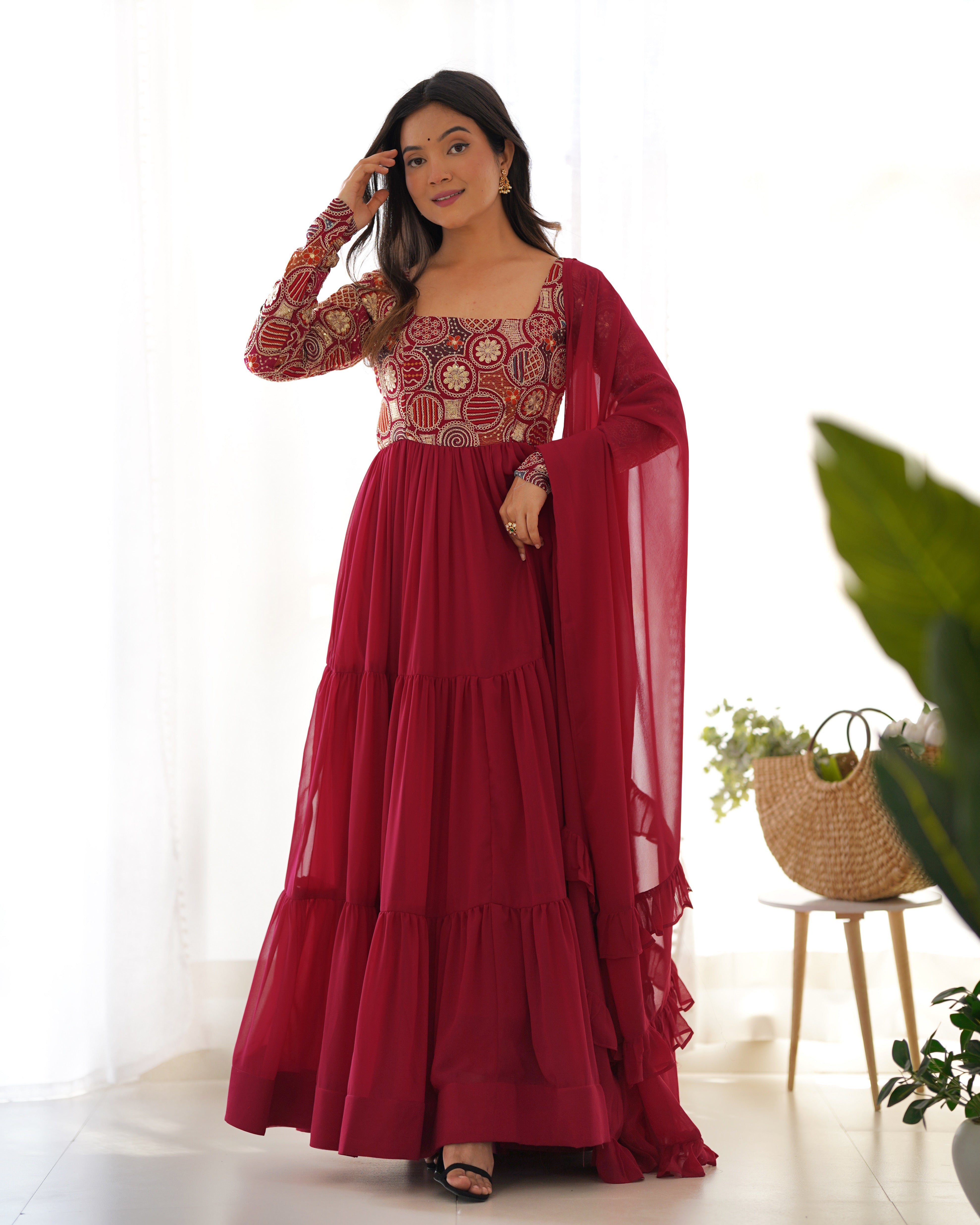 Premium Designer Anarkali Set
